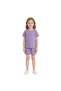 -Girl Lounge Set T-Shirt & Shorts, Purple, 1Y to 10Y - 2