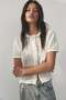 Frill-trimmed cotton blouse - 3