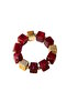 Burgundy and Gold Color Beaded Bracelet - 2