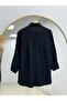 Deva Tek Pocketed Oversized Cupra Shirt-Çi̇334.13 Black - 6