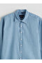 Nevavm Regular Fit Gabardine Men's Shirt with Difference - 7