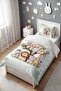 Dreams Forest Gathering Patterned Single Baby Kids Bedding Set - 3