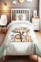 Dreams Forest Gathering Patterned Single Baby Kids Bedding Set