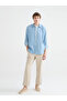 Nevavm Regular Fit Gabardine Men's Shirt with Difference - 3