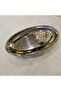 Stainless Steel Oval Presentation Plate with Casted Edge Frame 35 cm Silver - 6