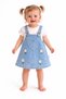 Baby Girl Salopet / Salopet Baby Girl Set Floral Baby Girl Salopet 2-Piece Set 9-12-18-24 Months