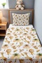 Safari Friends on the Palm Tree Patterned Single Baby Kids Piqué Set - 2