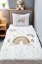 Boho Dreams Rainbow Patterned Single Baby Kids Piqué Set - 2