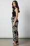 3030 High Waist Patterned Viscose Loose Summer Women's - Comfortable Cut Trendy Trousers - 3