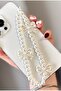 Pearl Bow Phone Charm Phone Strap – Coquette Pearl Stylish Phone Charm Bag Camera Thermos Accessory - 2
