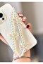 Pearl Bow Phone Charm Phone Strap – Coquette Pearl Stylish Phone Charm Bag Camera Thermos Accessory - 4