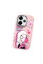 Redmi 13/13X Compatible Shock-Absorbing Camera Protected Pink Silicone Case Spider-Man - 3