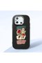 Redmi 12C Compatible Shock-Absorbing Camera Protected Black Silicone Case Artistic Patterns