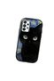 Samsung Galaxy A33 Compatible Shock-Absorbing Camera Protected Black Silicone Case Cat Patterned - 3