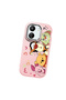 Redmi 13C 4G/5G Compatible Shock-Absorbing Camera Protected Pink Silicone Case Cartoon Patterned - 3