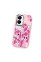 Vivo Y16/Y02S Compatible Shock-Absorbing Camera Protected Pink Silicone Case Pony Patterned - 3