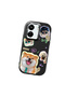 Poco C65 Compatible Shock-Absorbing Camera Protected Black Silicone Case Dog Patterned - 3