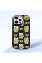 iPhone 14 Pro Max Compatible Shock-Absorbing Camera Protected Black Silicone Case Frog Princess