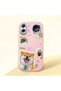 Samsung Galaxy A07 4g Compatible Shock-Absorbing Camera Protected Pink Silicone Case Dog Patterned