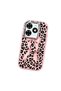Tecno Spark Go 2024(Bg6) Compatible Shock-Absorbing Camera Protected Pink Silicone Case Leopard Printed I - 3
