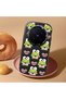 Vivo X300 Pro Compatible Shock-Absorbing Camera Protected Black Silicone Case Frog Princess - 2