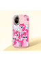 Realme C67 4g Compatible Shock-Absorbing Camera Protected Pink Silicone Case Pony Patterned
