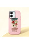 Vivo Y77T/Y78M Compatible Shock-Absorbing Camera Protected Pink Silicone Case Artistic Patterns