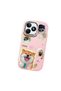 Realme Note 50 Compatible Shock-Absorbing Camera Protected Pink Silicone Case Dog Patterned - 3