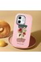 Infinix Smart 9 Compatible Shock-Absorbing Camera Protected Pink Silicone Case Artistic Patterns - 2