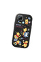 Realme C21 Compatible Shock-Absorbing Camera Protected Black Silicone Case Cartoon Patterned - 3