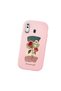 Pink Silicone Case Compatible with Samsung Galaxy A20 Shock-Absorbing Camera Protection Artistic Patterns - 3