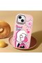 iPhone 15 Compatible Shock-Absorbing Camera Protected Pink Silicone Case Spider-Man - 3