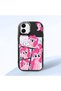 Samsung Galaxy A06 4g Compatible Shock-Absorbing Camera Protected Black Silicone Case Pony Patterned
