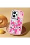 Redmi Note 13 Pro Plus+ 5g Compatible Shock-Absorbing Camera Protected Pink Silicone Case Pony Patterned - 4