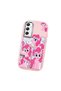 Samsung Galaxy A34 Compatible Shock-Absorbing Camera Protected Pink Silicone Case Pony Patterned - 4