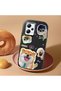 Poco X5 Compatible Shock-Absorbing Camera Protected Black Silicone Case Dog Patterned - 2