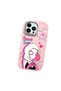 iPhone 14 Pro Max Compatible Shock-Absorbing Camera Protected Pink Silicone Case Spider-Man - 3