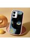 حافظة سيليكون وردية اللون متوافقة مع هاتف Infinix Smart 10 مع حماية للكاميرا ماصّ للصدمات Cat منقوش - 2