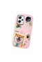 Poco X5 Compatible Shock-Absorbing Camera Protected Pink Silicone Case Dog Patterned - 3