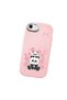 iPhone 7/8/Se 2020 2022 Compatible Shock-Absorbing Camera Protected Pink Silicone Case Panda Patterned - 4