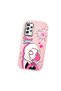 Pink Silicone Case Spider-Man with Shock-Absorbing Camera Protections Compatible with Samsung Galaxy A72 - 3