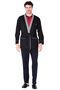 Men's Long Sleeve Pocketed Belted Rob Sports Robdöşambr Black - 4
