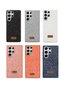 Samsung S26 Ultra Compatible Impact Resistant Sparkling Stone Detailed Melted Silicone Case Pink - 2