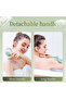 Electric shower body brush, waterproof, long handle body brush with 6 heads DX3721 - 5