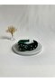 Emerald Green Zircon Stone Velvet Knotted Crown Headband - 3