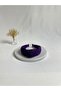 Purple Double Crepe Knotted Crown Hair Band