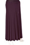 Women's Safa Sandy Fabric Piece Fish Unlined Quality Summer Large Size Mom Skirt - 3