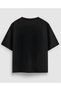 Mood Monkey Graphic Printed Oversized Black Whitet-Shirt 100% Cotton Unisex Streetwear - 2