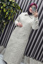 Women's Clothing Plus Size Quilted Full Length Cuff Sleeve Snap Closure Cap - 8