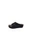 Sultan 251 Women's Black Cross-Strapped Padded Sole Slipper - 2